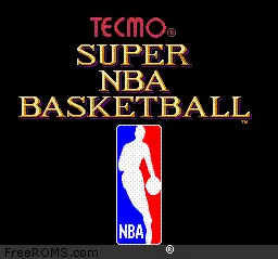 Tecmo Super NBA Basketball online game screenshot 2
