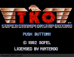 TKO Super Championship Boxing online game screenshot 1