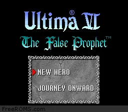 Ultima VI - The False Prophet online game screenshot 2