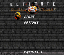 Ultimate Mortal Kombat 3 game screenshot 1 Ultimate Mortal Kombat 3 online game screenshot 1