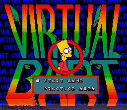 Virtual Bart online game screenshot 1