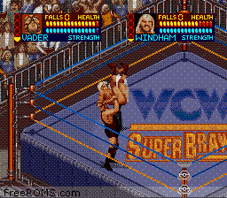 WCW Super Brawl Wrestling online game screenshot 1