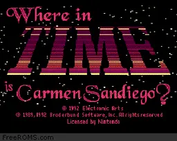Where in Time is Carmen Sandiego online game screenshot 2