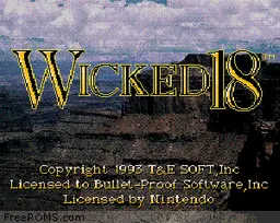 Wicked 18 Golf online game screenshot 1