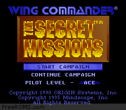 Wing Commander - The Secret Missions online game screenshot 2