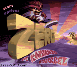 Zero the Kamikaze Squirrel game screenshot 1 Zero the Kamikaze Squirrel online game screenshot 1