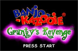 Play Game Boy Advance Banjo Kazooie Grunty's Revenge (E)(Suxxors