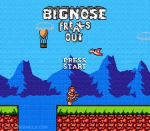 ☆送料無料☆北米版 ファミコン Big Nose Freaks Out NES