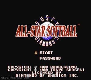 nes softball game