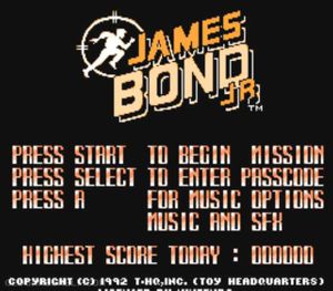 Play James Bond Jr NES Online