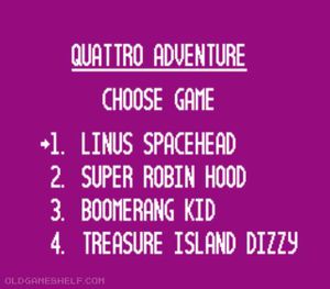 Quattro Adventure (NES) - Online Game | OldGameShelf.com