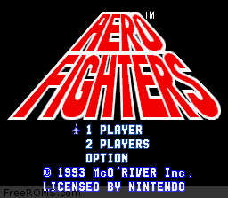 Aero Fighters (1994) - Download ROM Super Nintendo 