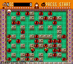 Jogo Super Bomberman - SNES - Sebo dos Games - 10 anos!