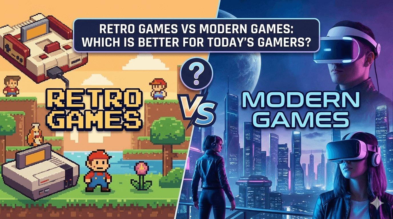 Retro Games vs Modern Games: Which Is Better for Today’s Gamers?